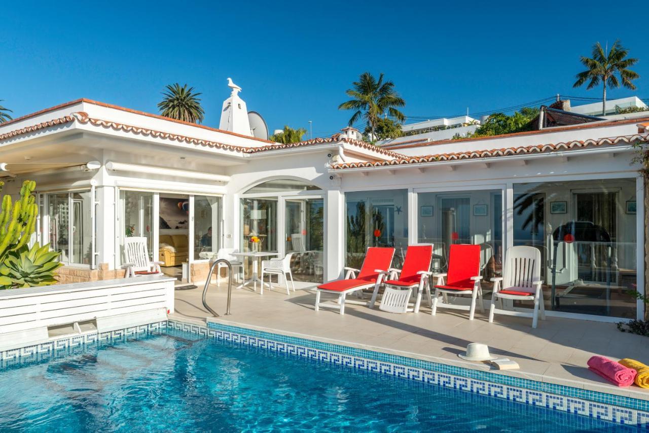 Relaxing Villa Heated Pool Luxurious Views Massage Santa Úrsula Exterior foto